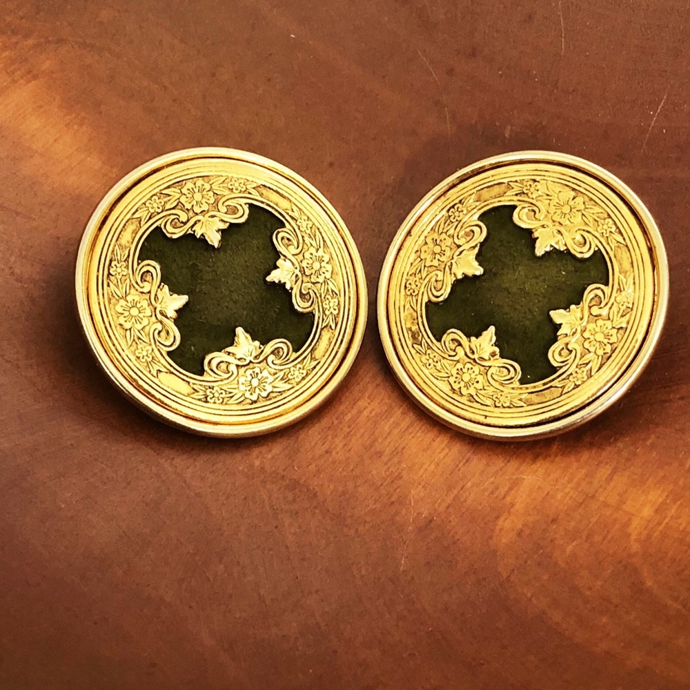 Vintage clip on earrings